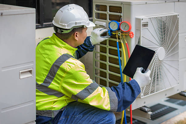 Professional Hvac technician working in North Brookfield, NY